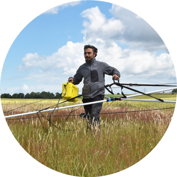 sTEMprofiler from TEMcompany during field study